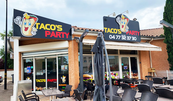 Enseigne Tacos Party